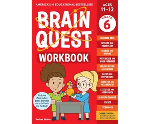 Brain Quest Workbook: 6th Grade Revised Edition - Maxima Gift and