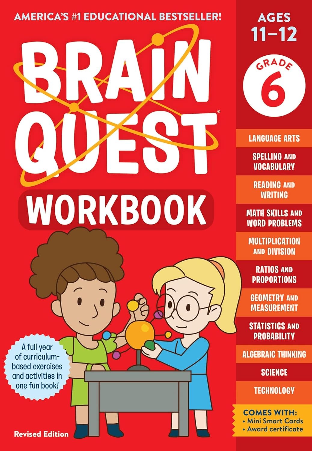 Brain Quest Workbook: 6th Grade Revised Edition - Maxima Gift and