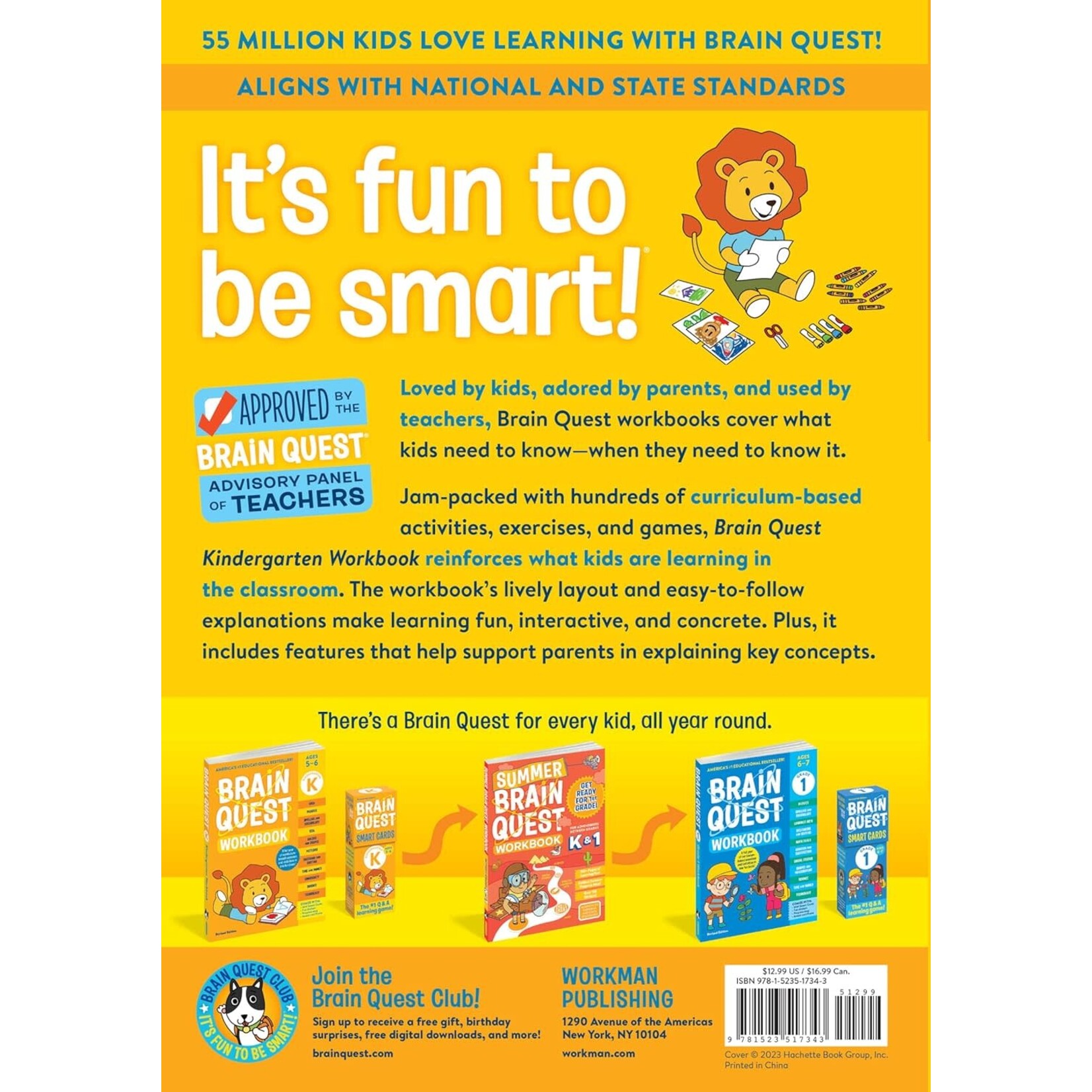 Brain Quest Workbook: Kindergarten Revised Edition