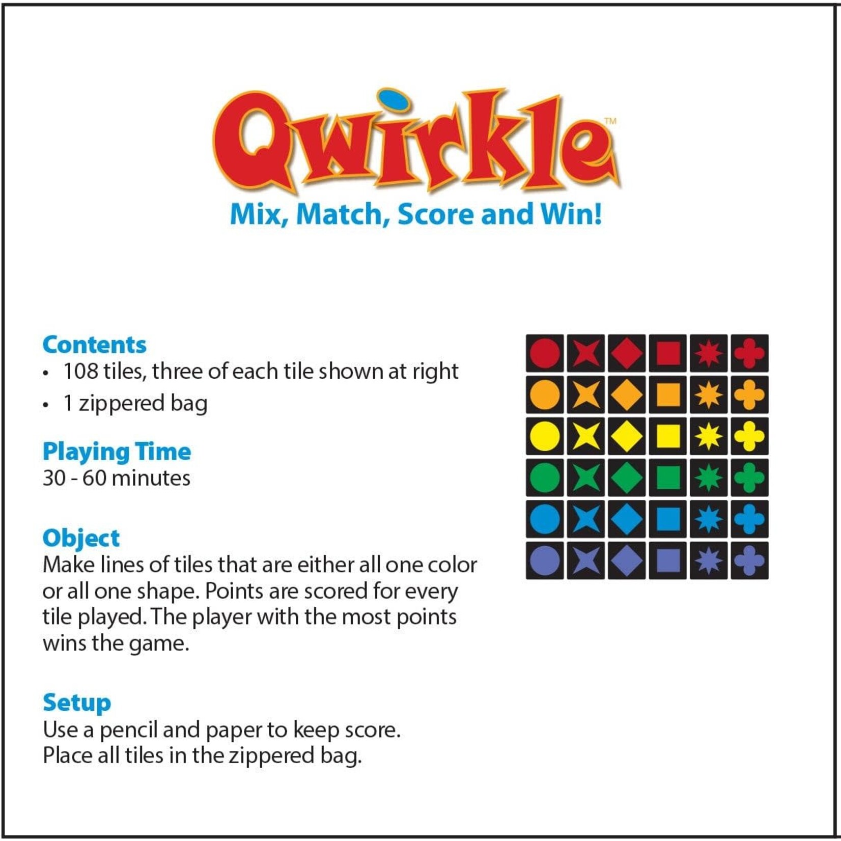 Qwirkle Travel Size (6+)