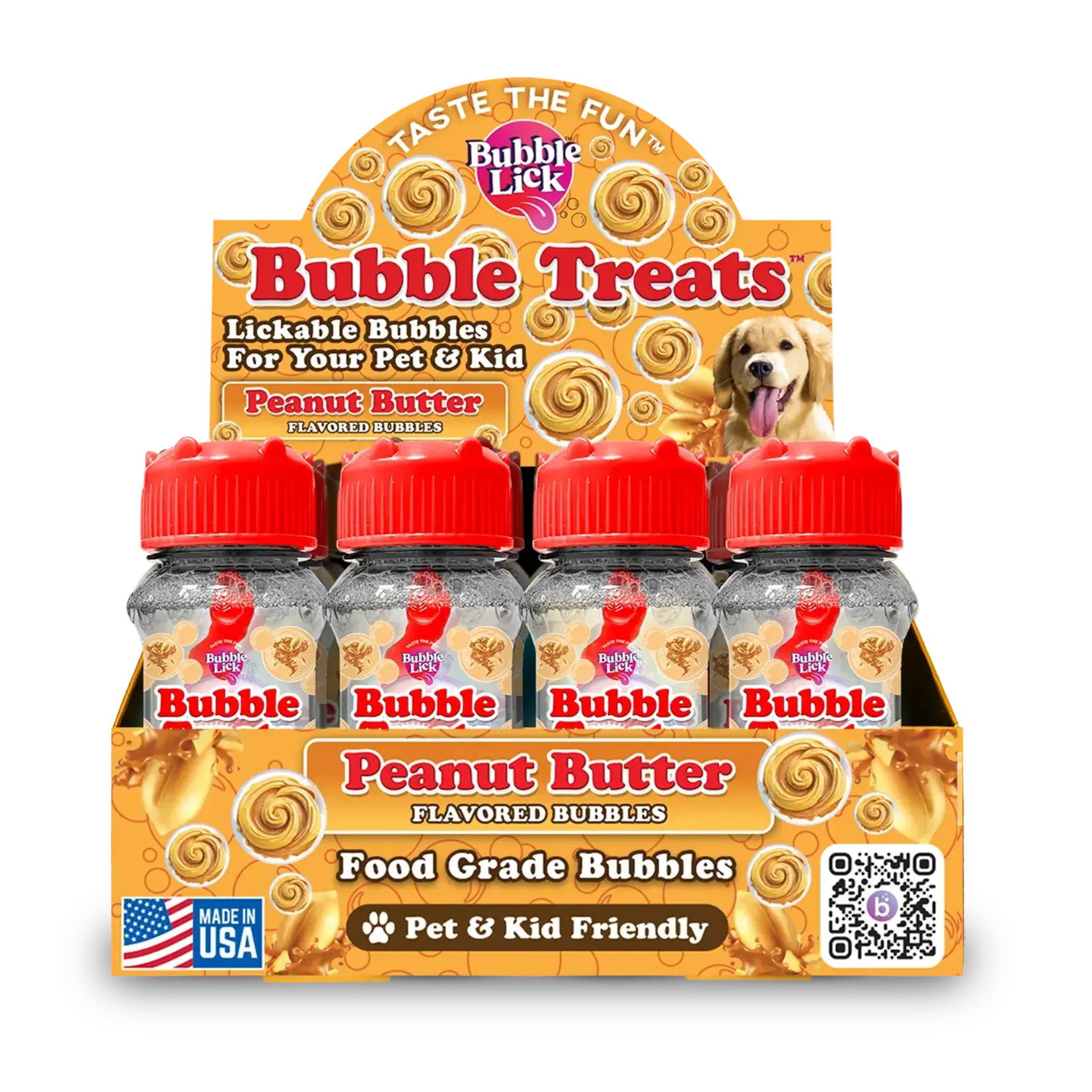 BubbleLick Pets Peanut Butter Swirl