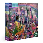 eeboo Cat and the Castle 1000 Piece Square Puzzle