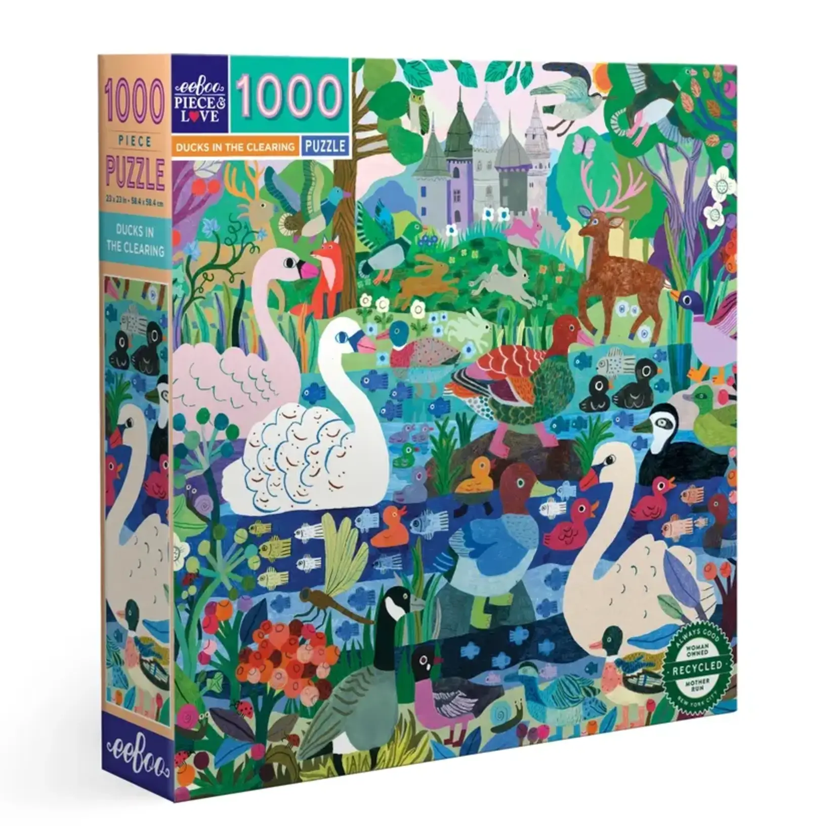 eeboo Ducks in the Clearing 1000 Piece Puzzle