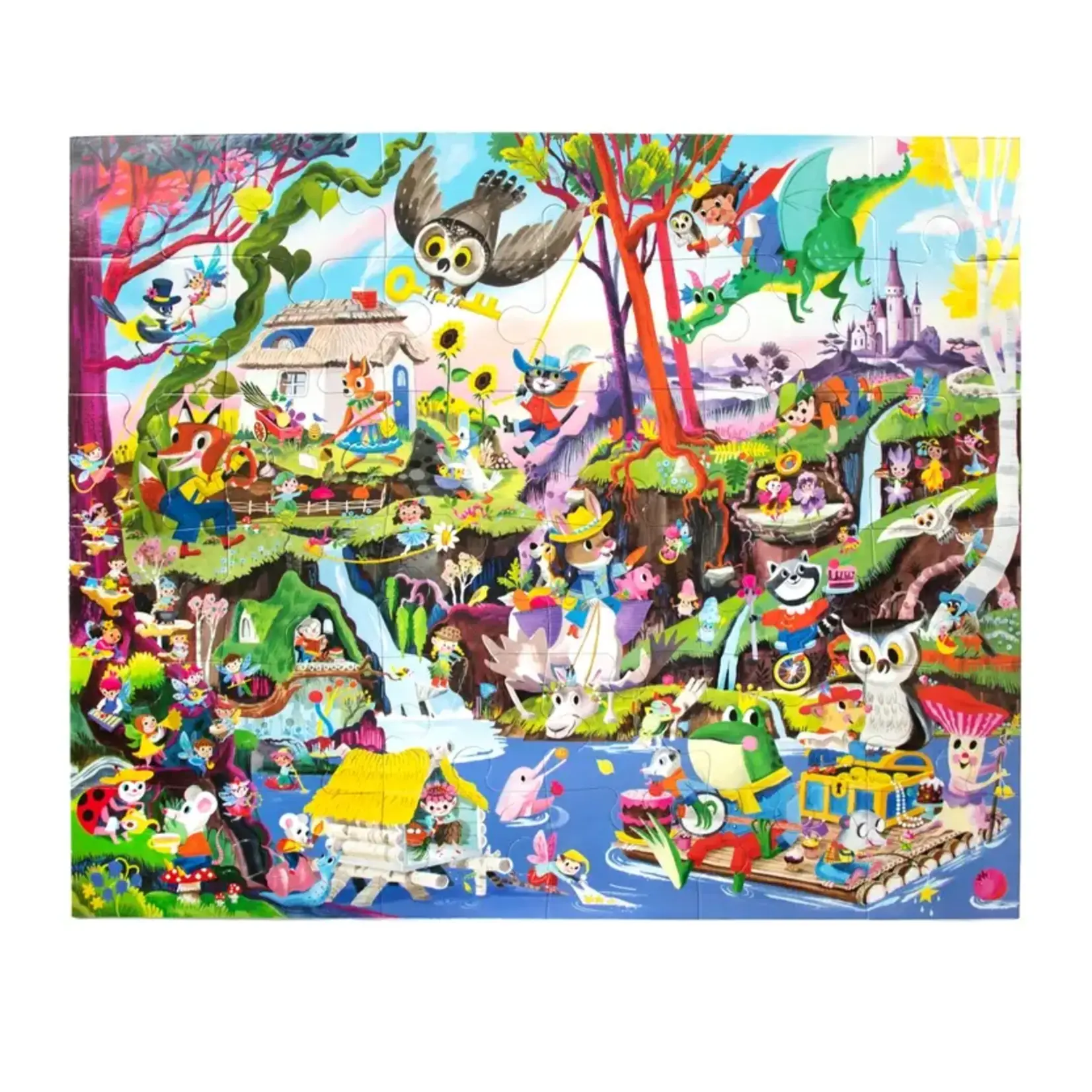 eeboo Fairies & Tales 36 Piece Giant Puzzle