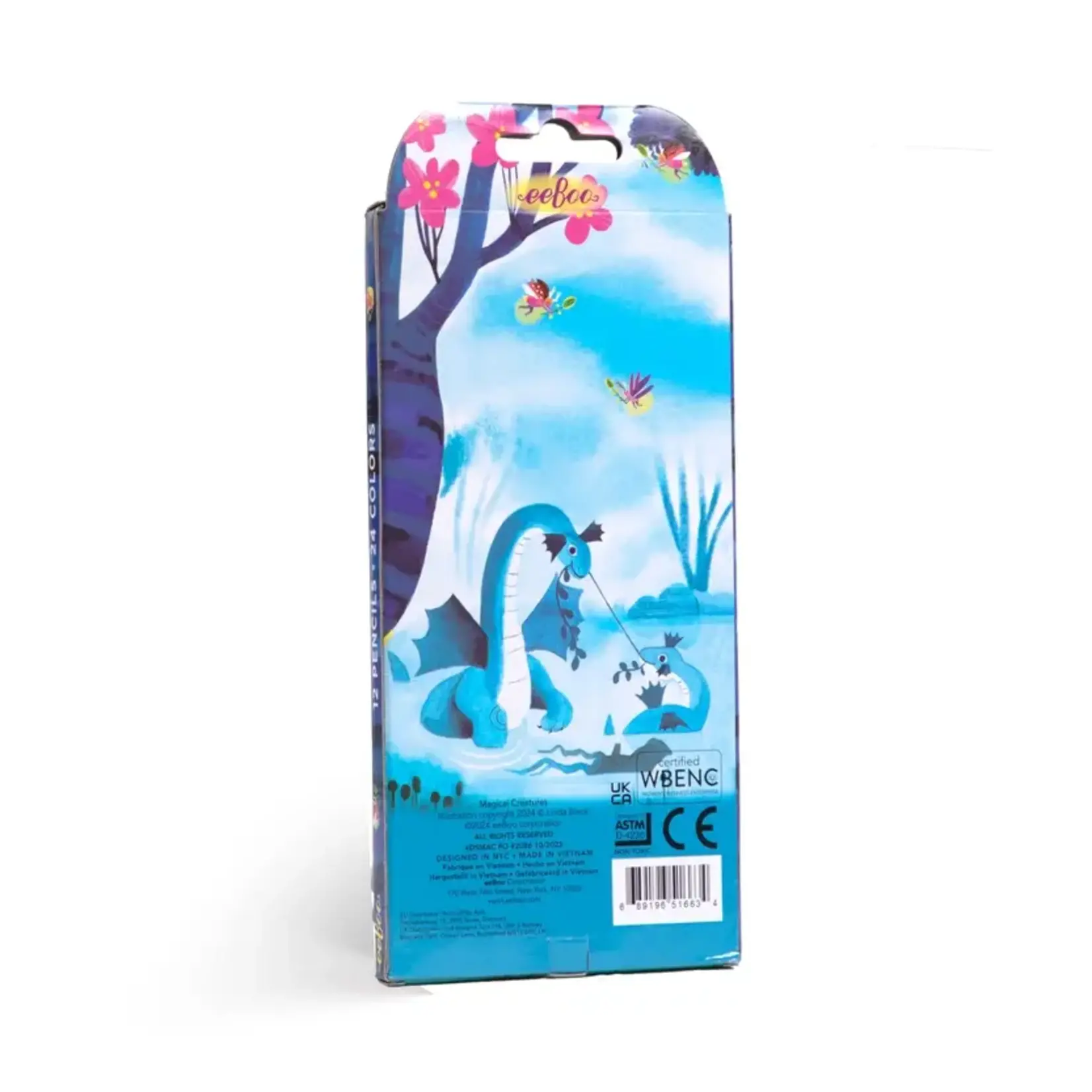 eeboo Magical Creatures 12 Double-Sided Special Pencils