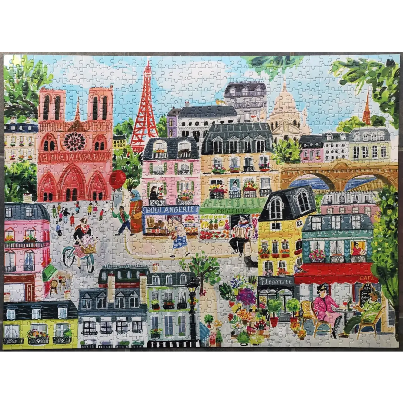 eeboo Paris In A Day 1000 Piece Puzzle