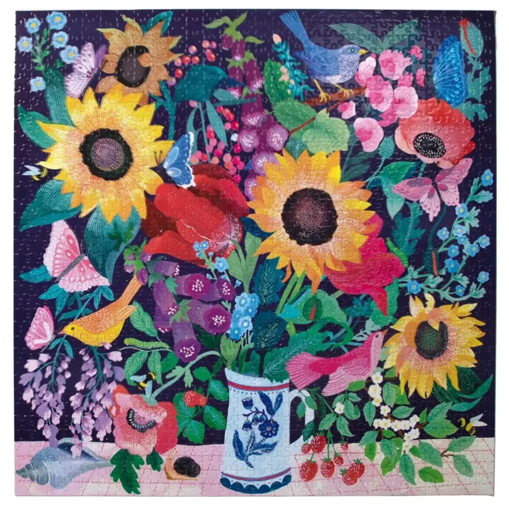 eeboo Summer Bouquet 1000 Piece Puzzle