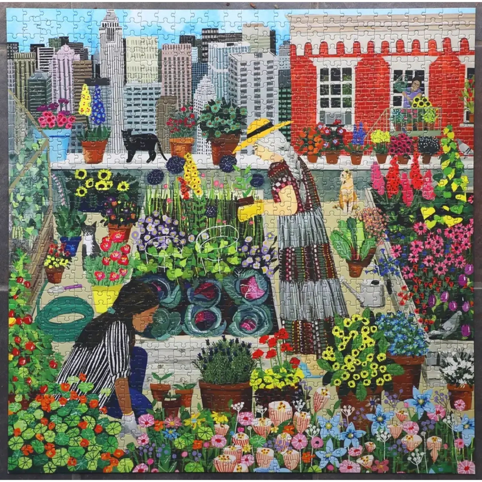 eeboo Urban Gardening 1000 Piece Puzzle