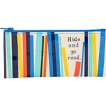 Blue Q Hide And Go Read. Pencil Case