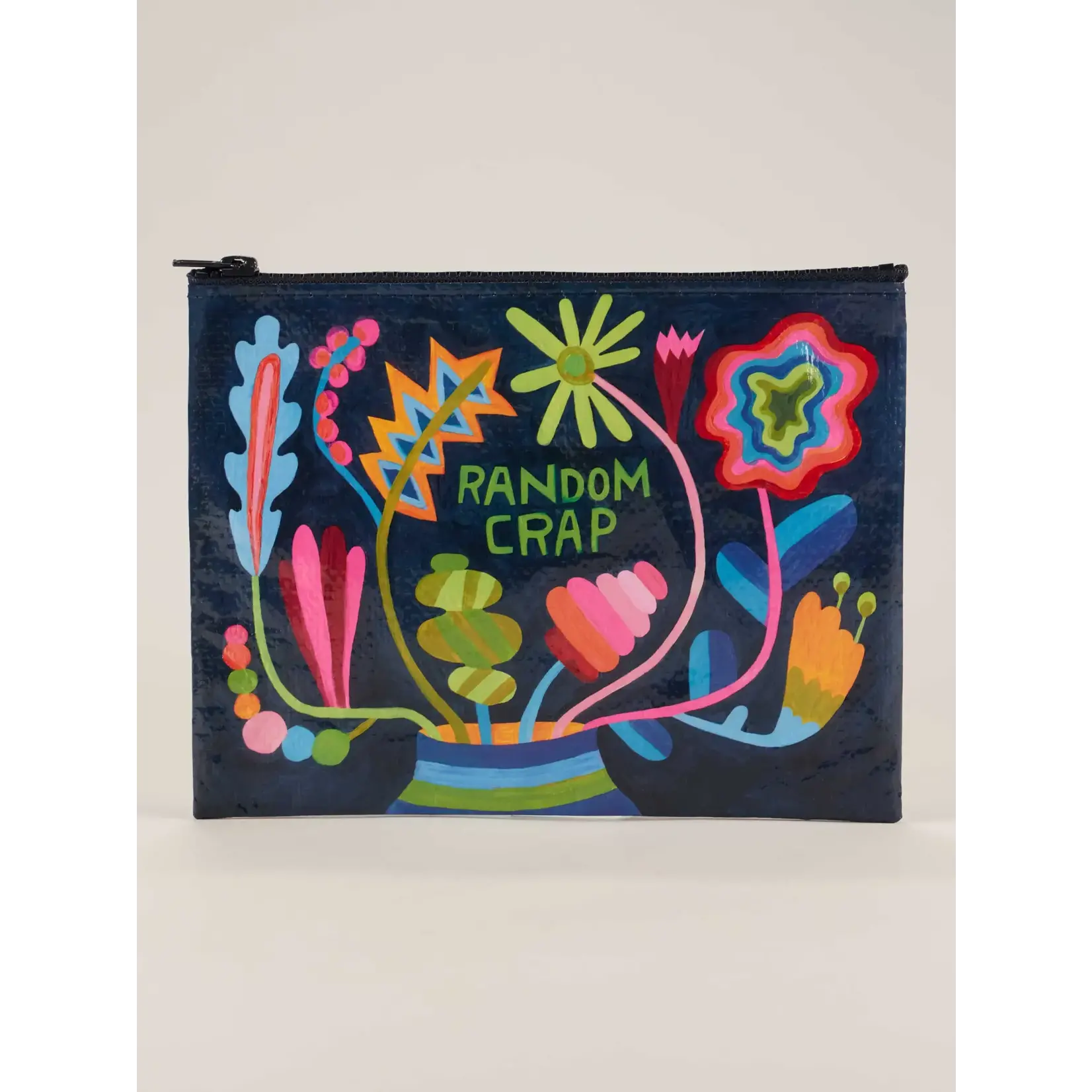 Blue Q Random Crap Floral Zipper Pouch