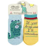 Blue Q Your Face/Drop Me Baby Socks - 2 pairs