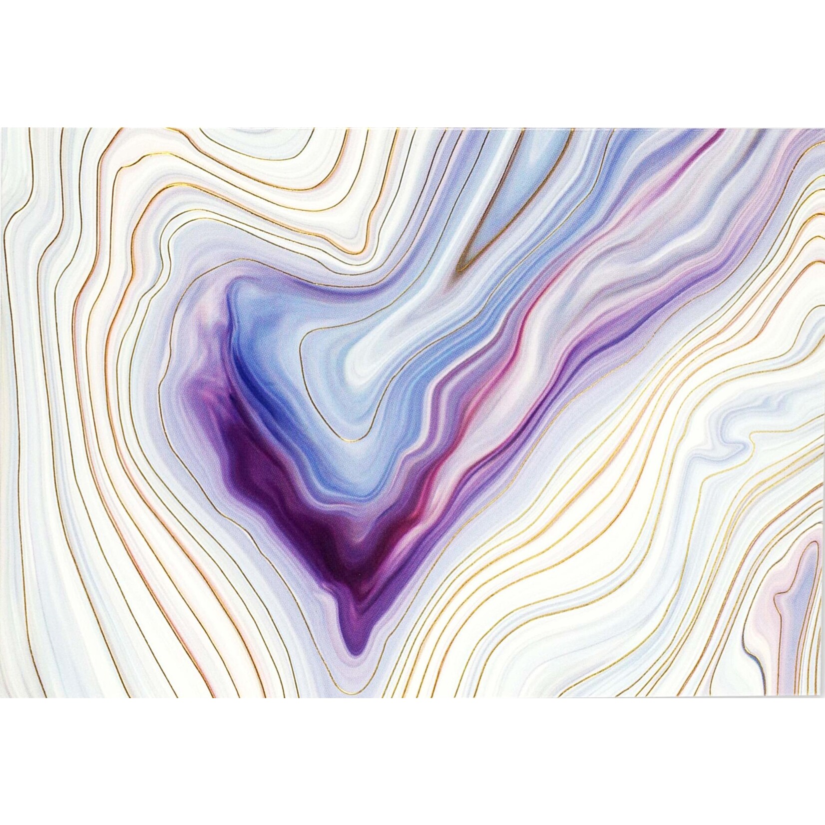 Peter Pauper Press Blue Agate Note Cards