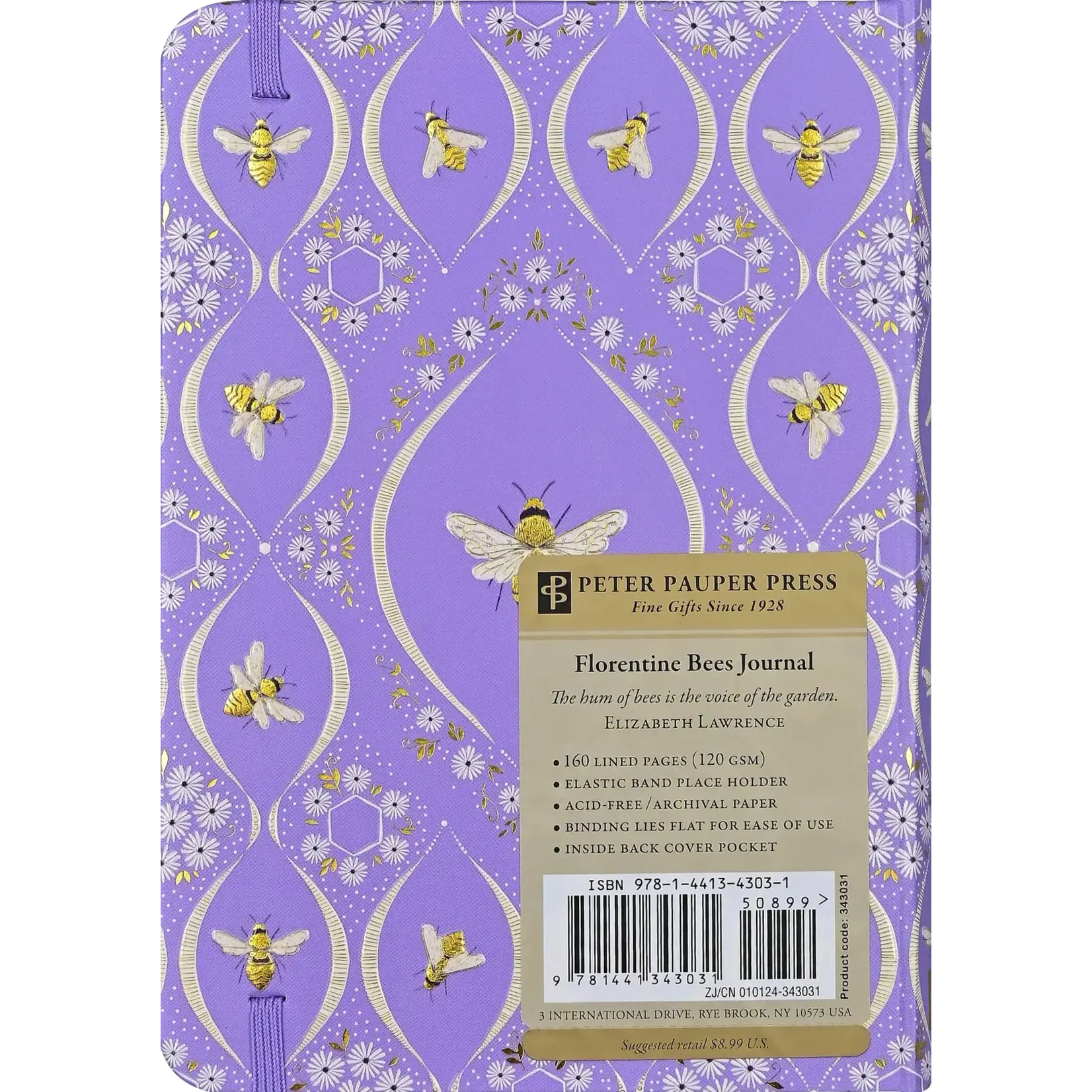 Peter Pauper Press Florentine Bees Journal