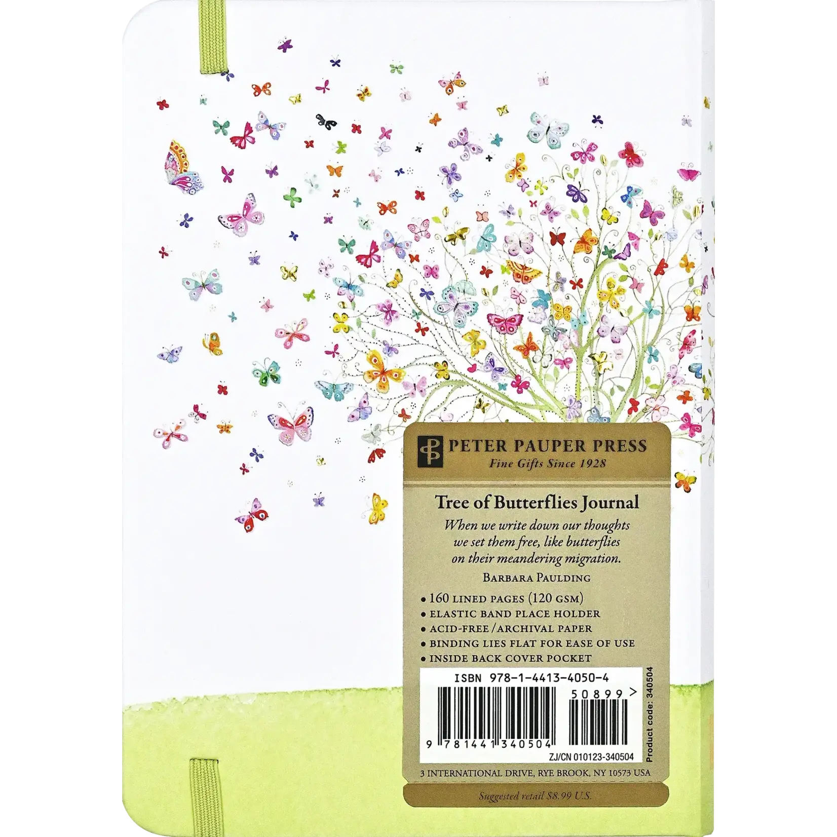 Peter Pauper Press Tree of Butterflies Journal