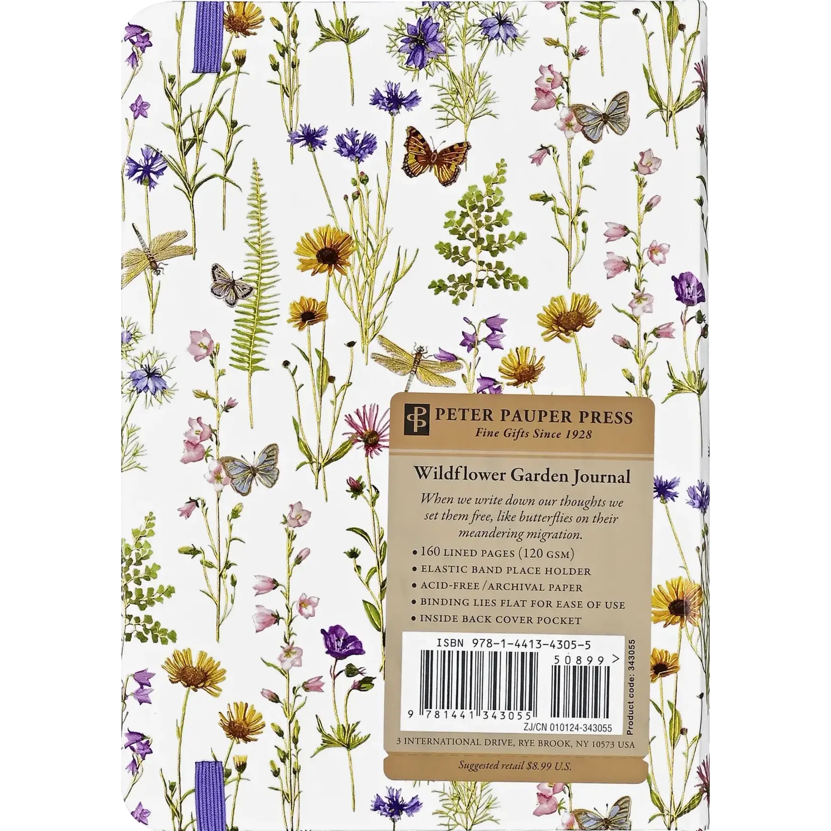 Peter Pauper Press Wildflower Garden Journal