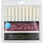 Peter Pauper Press Flexi-Tip Brush Pens (Set of 10)