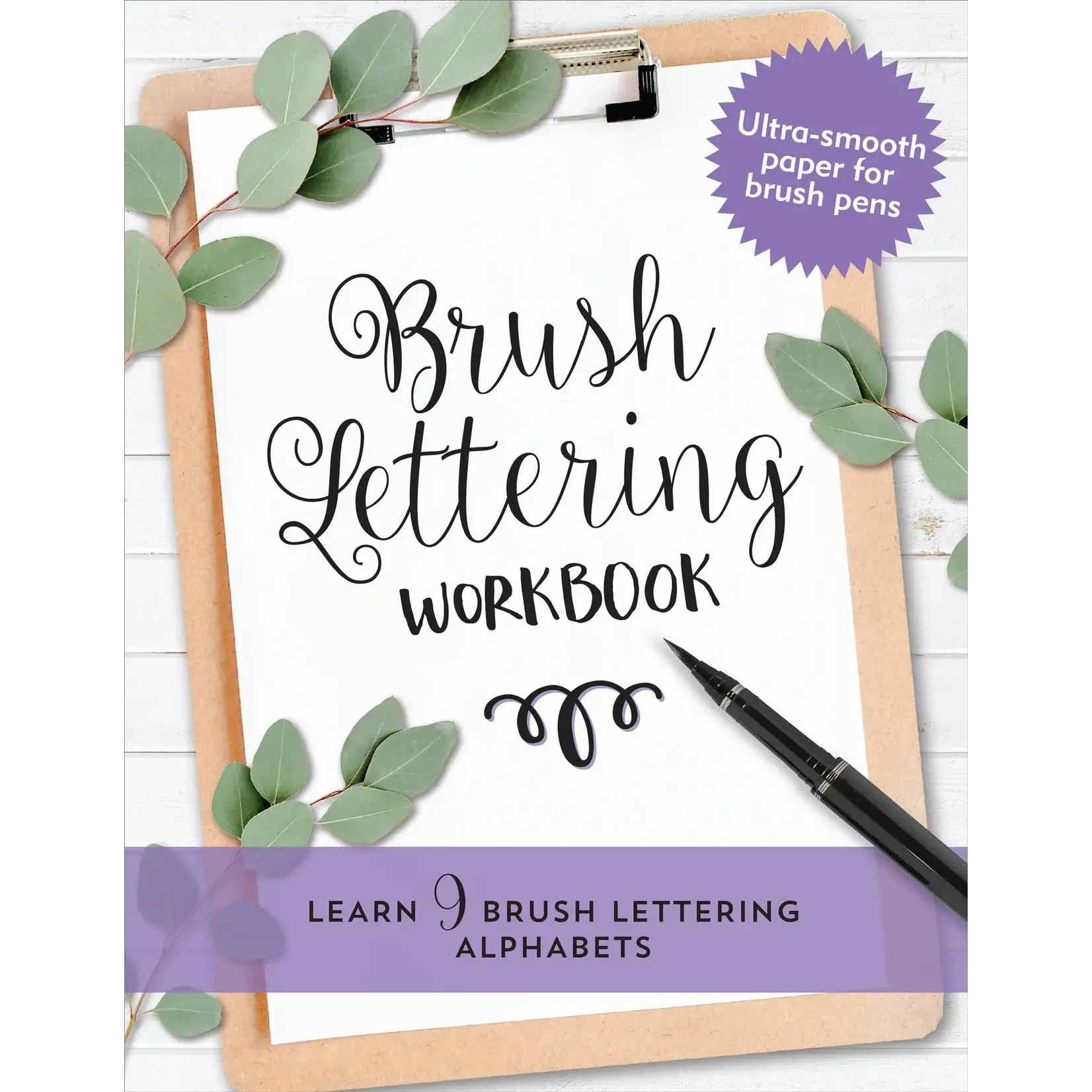 Peter Pauper Press Brush Lettering Workbook