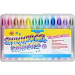 Peter Pauper Press Studio Series Junior Shimmer Gel Crayons (set of 12)