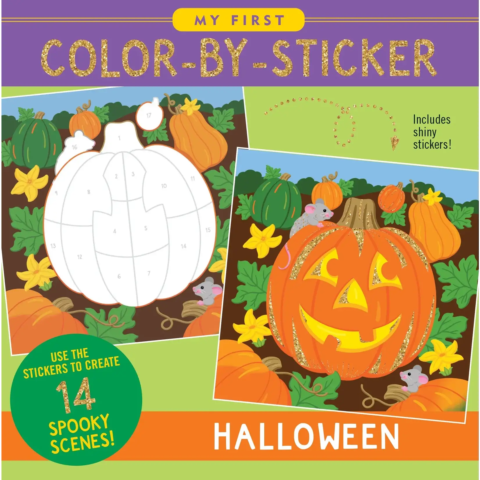 Peter Pauper Press My First Color-By-Sticker Book - Halloween