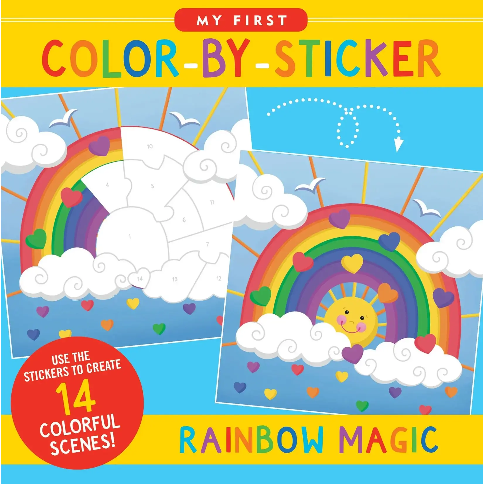 Peter Pauper Press My First Color-By-Sticker Book - Rainbow Magic