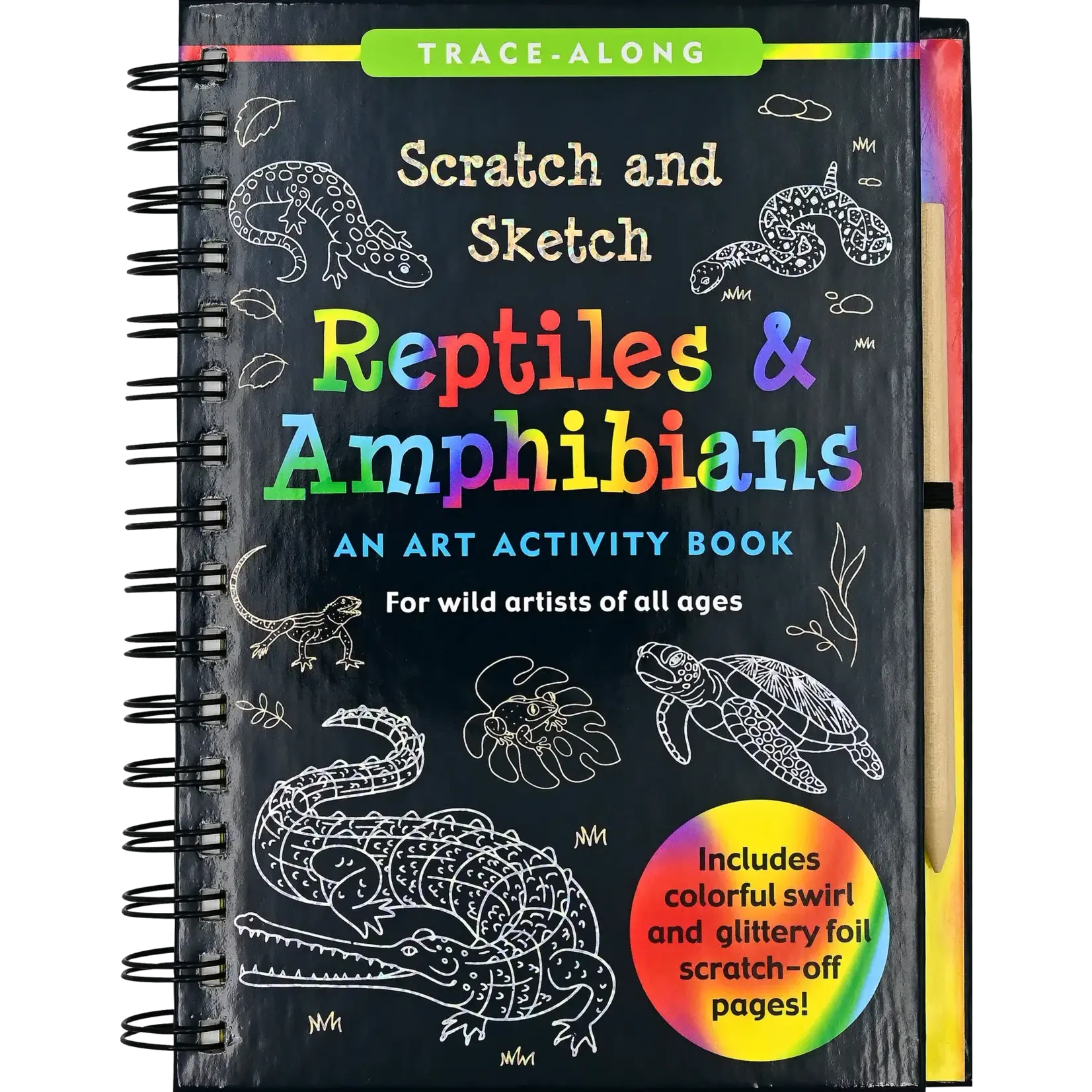 Peter Pauper Press Reptiles & Amphibians Scratch and Sketch