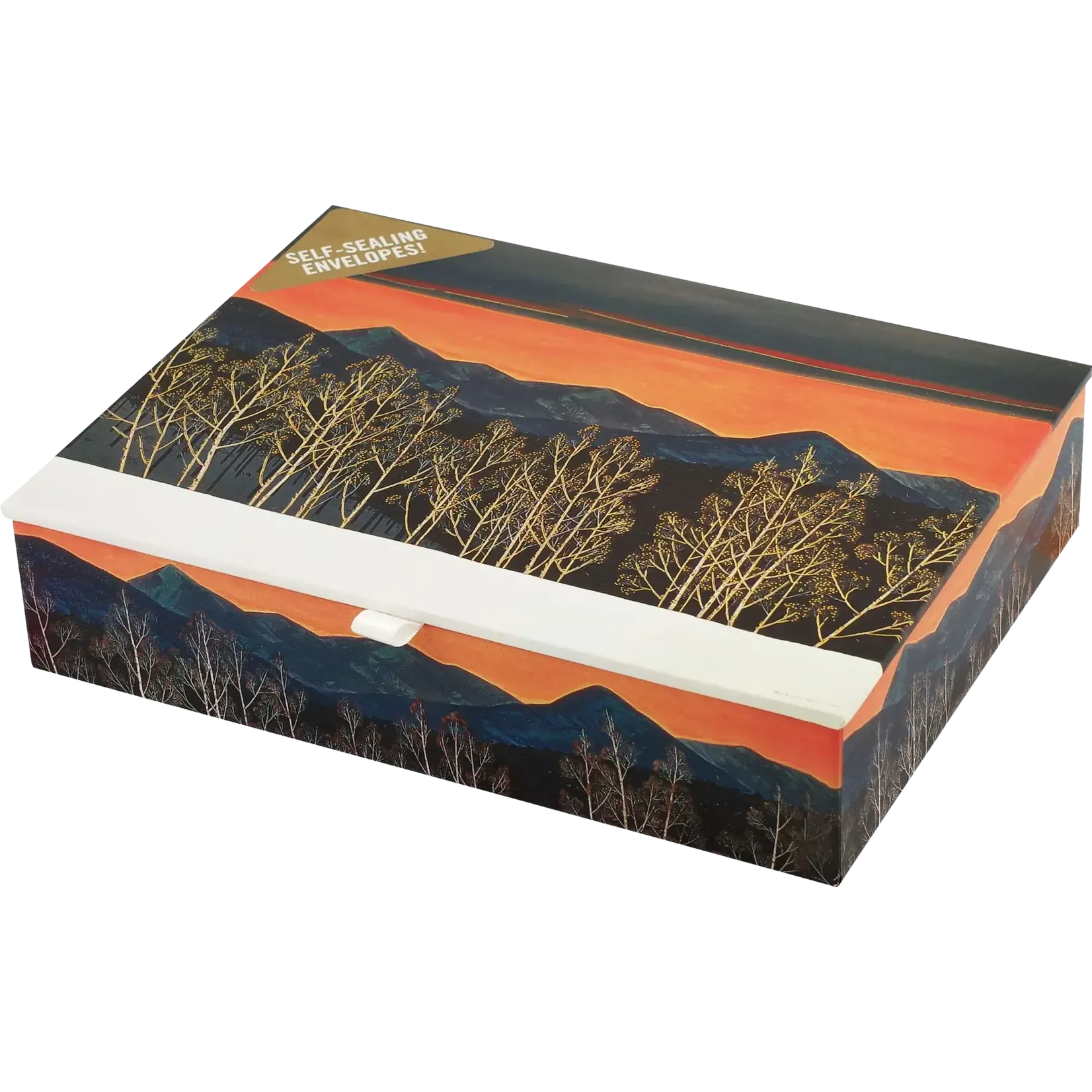 Peter Pauper Press Mountain Sunset Deluxe Boxed Holiday Cards