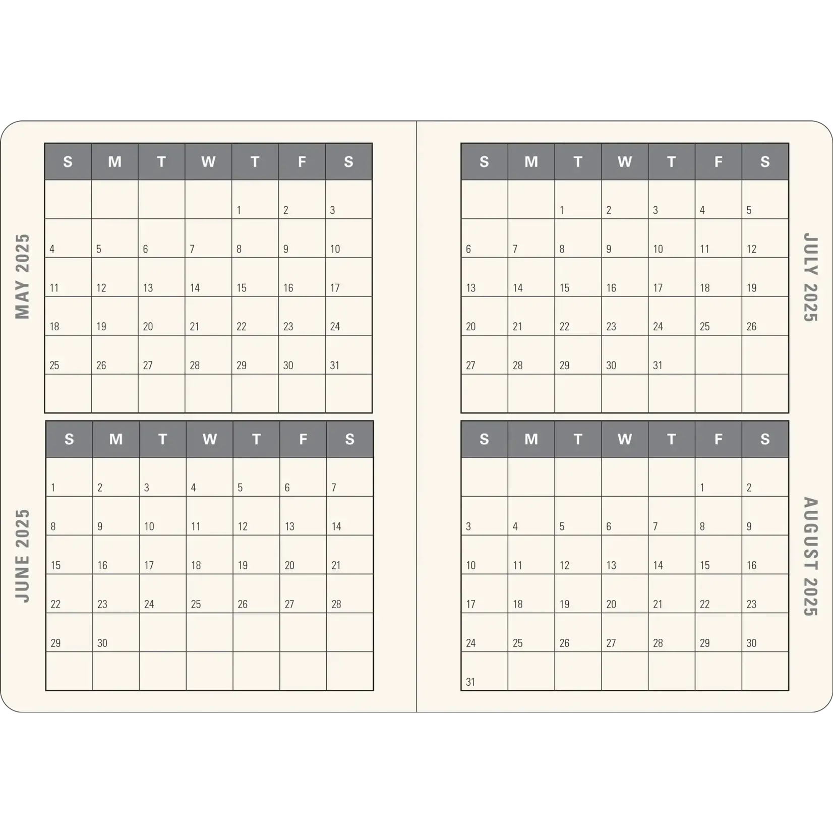 Peter Pauper Press 2025 Soleil Weekly Planner