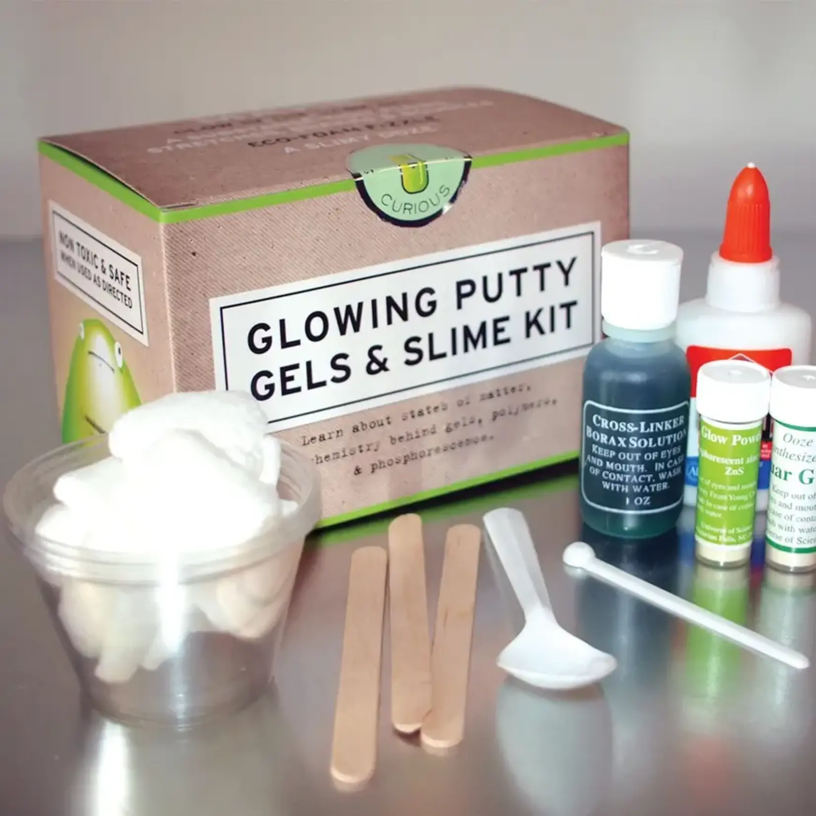Glowing Putty, Gels, and Slime Kit
