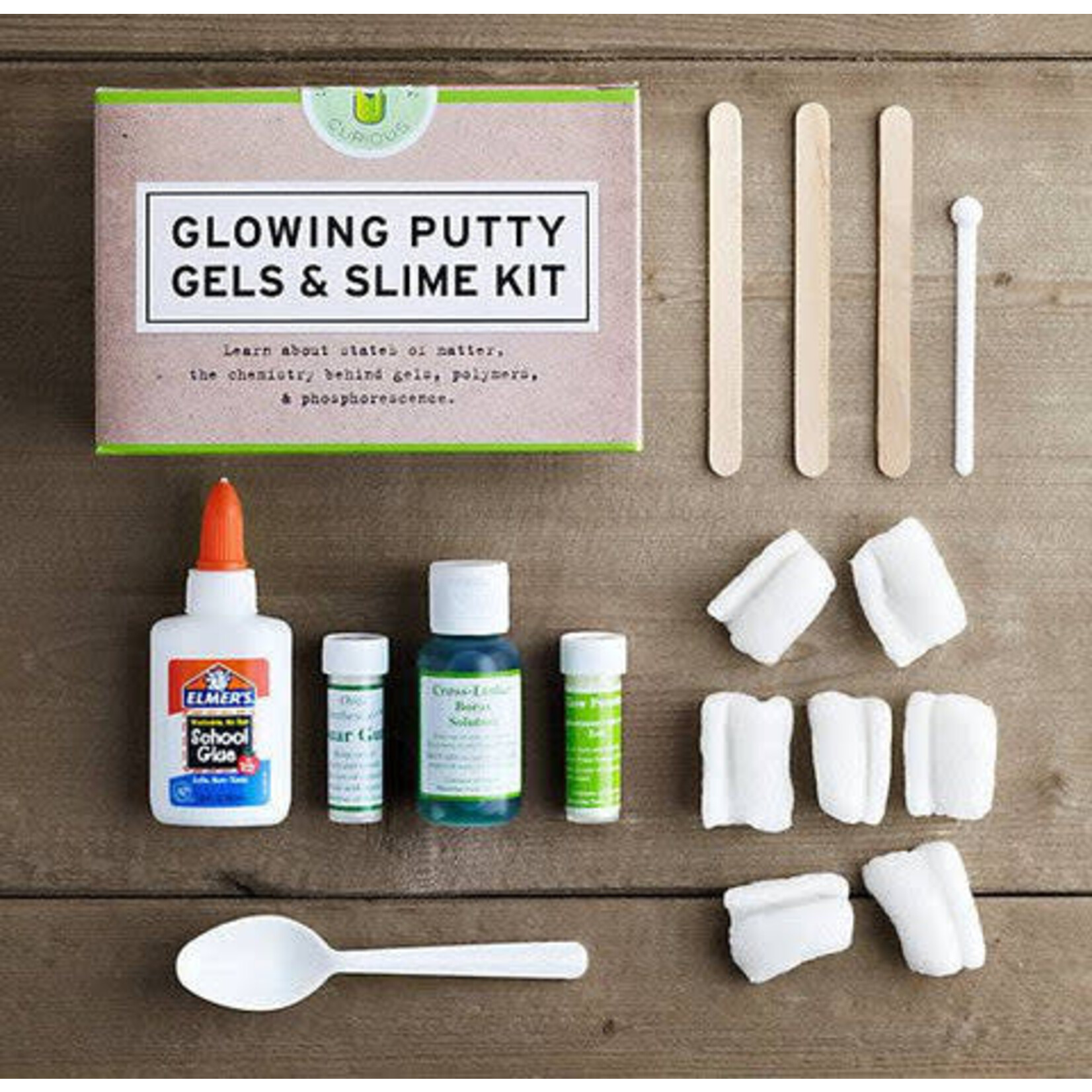 Glowing Putty, Gels, and Slime Kit
