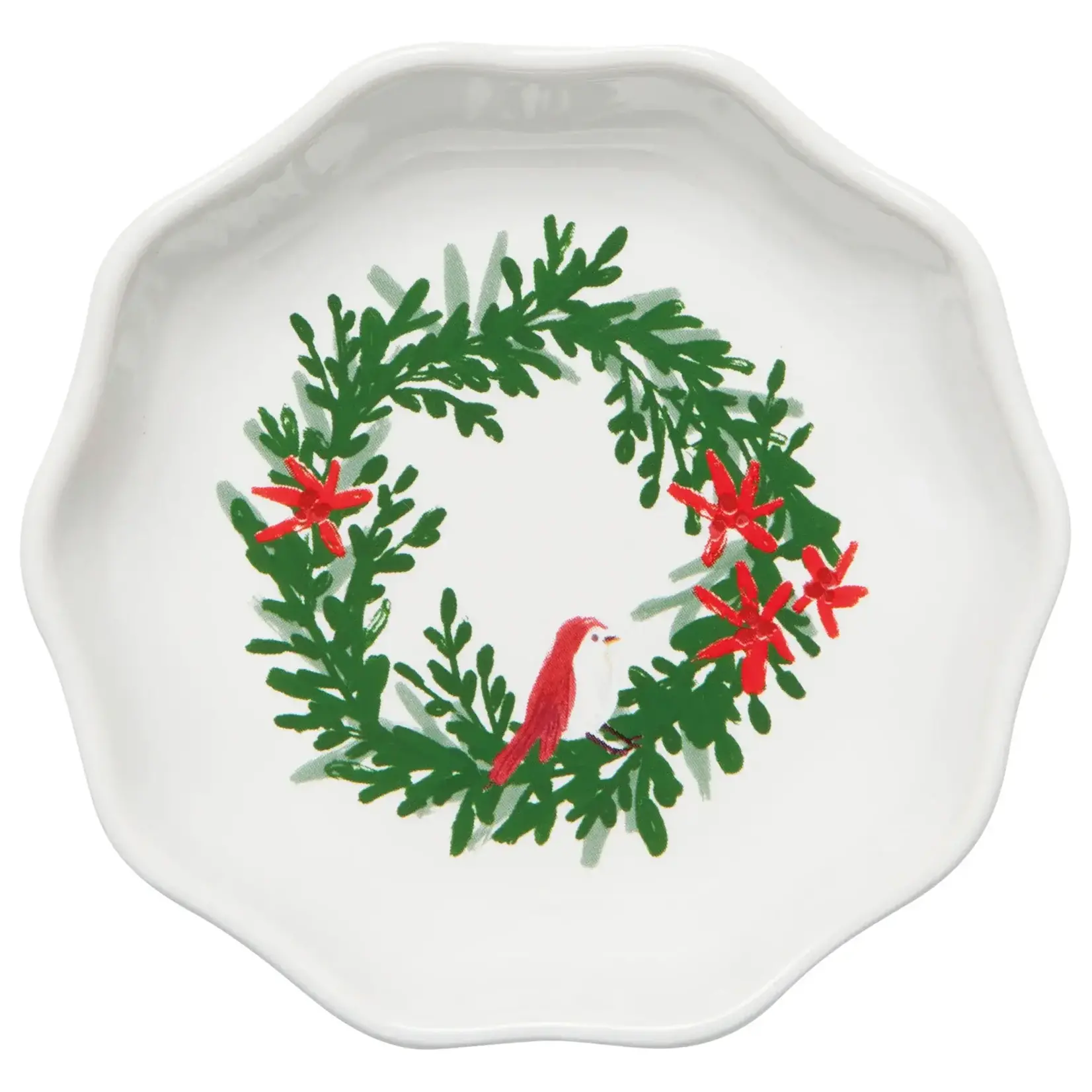 Wreaths Shaped Pinch Bowls - Set of 6