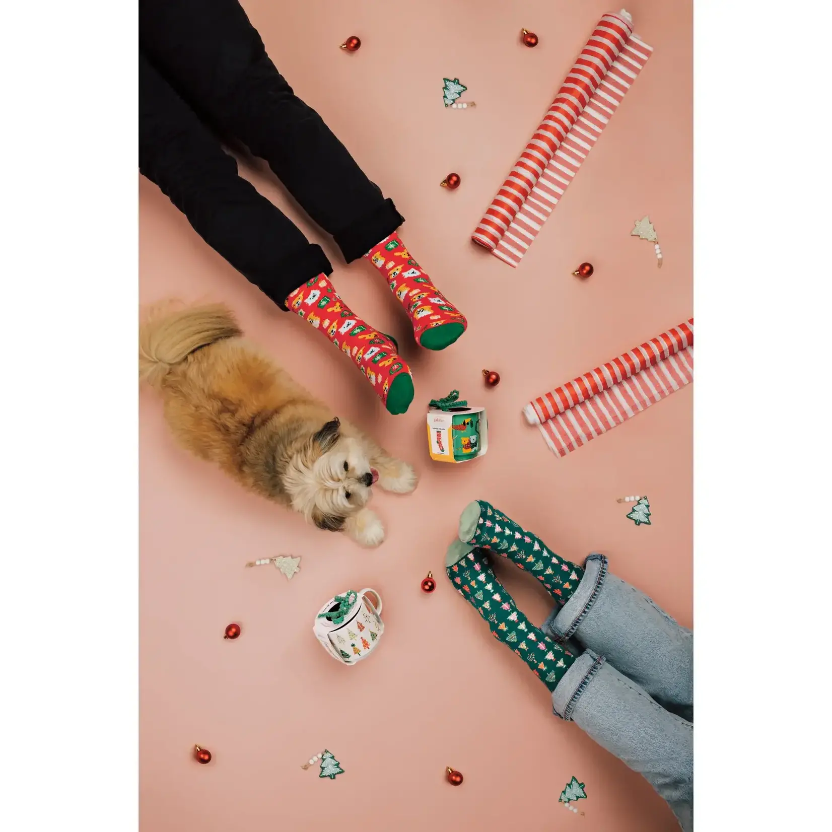 Holiday Hounds Mug and Socks Set