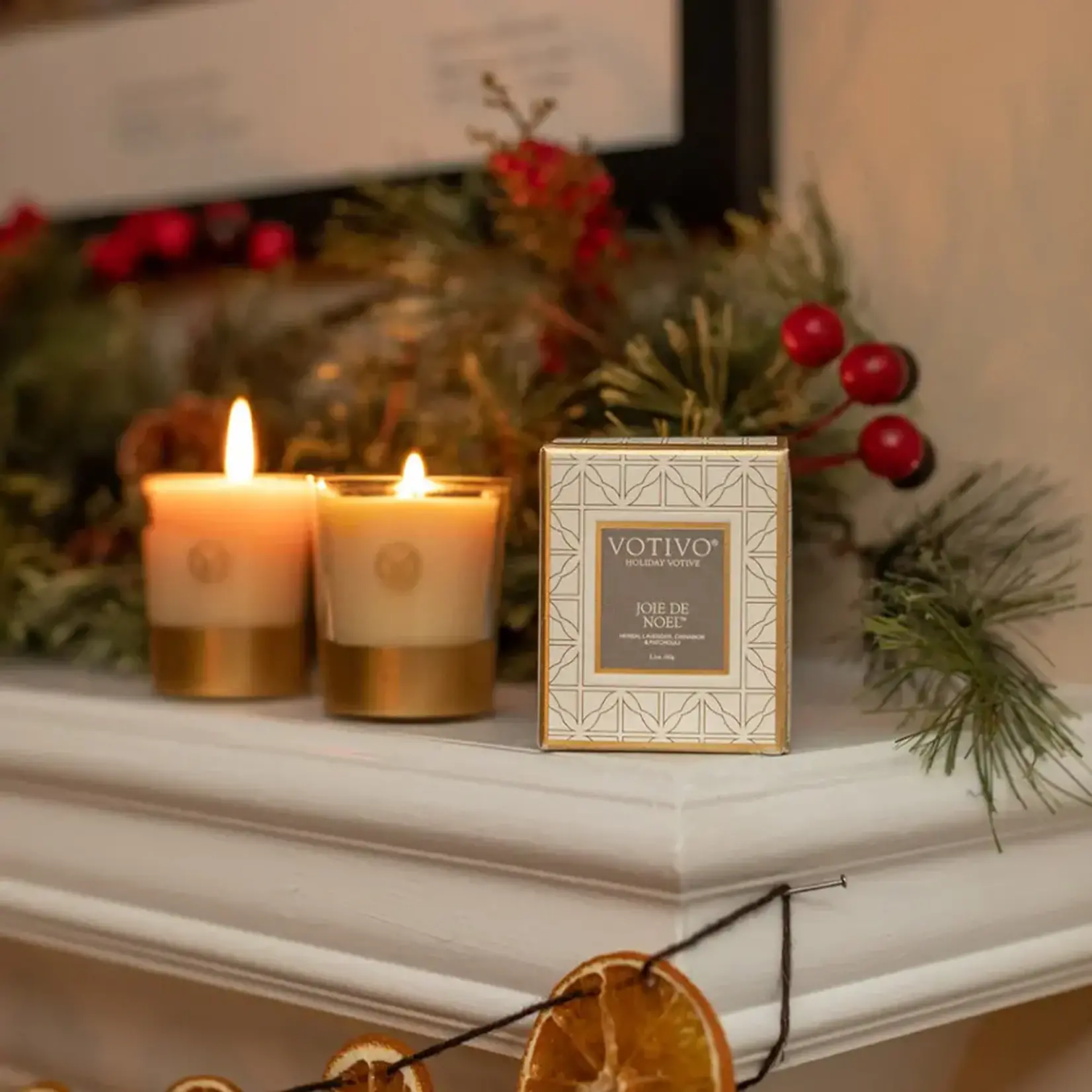 Votivo Holiday Votive Candle - Joie De Noel