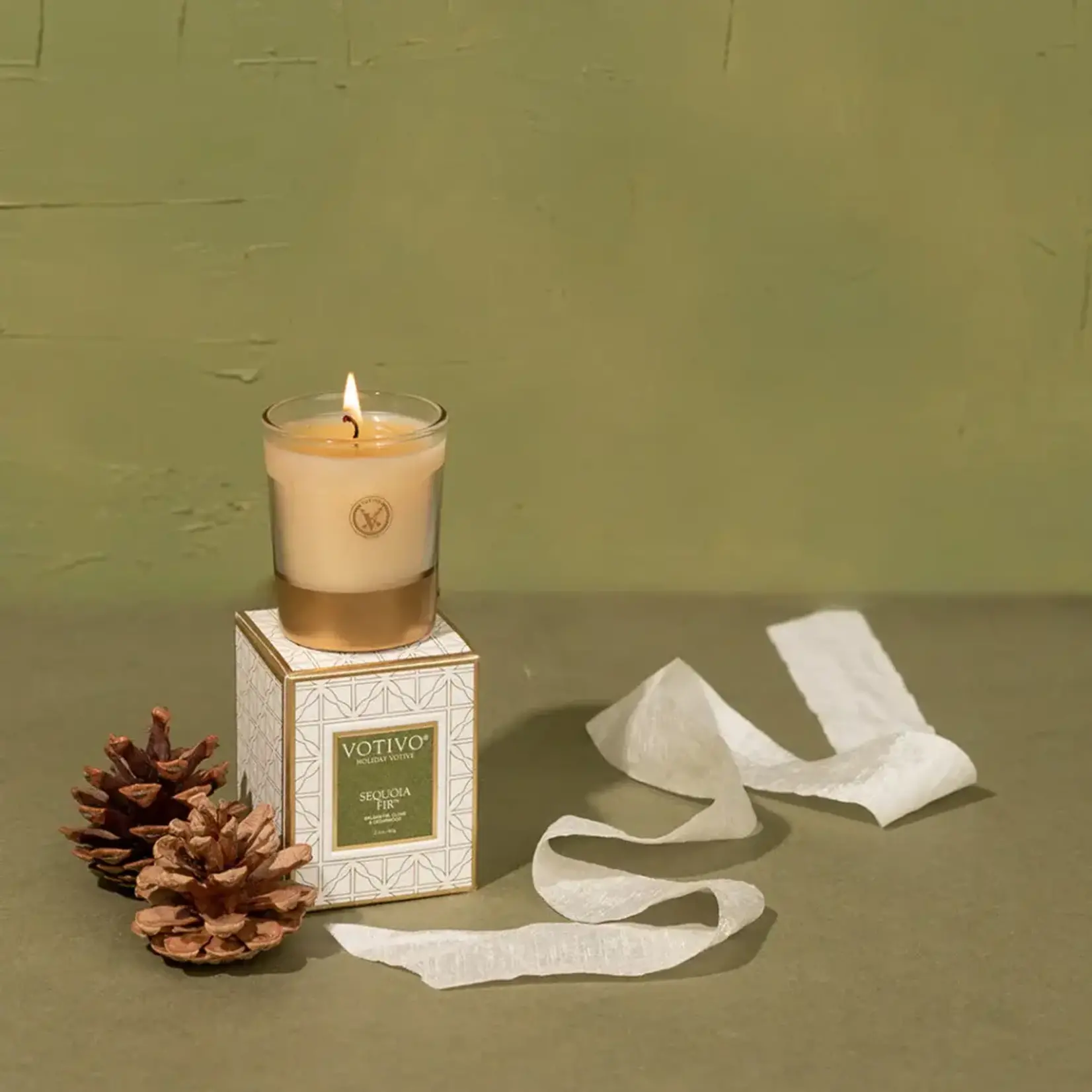 Votivo Holiday Votive Candle - Sequoia Fir