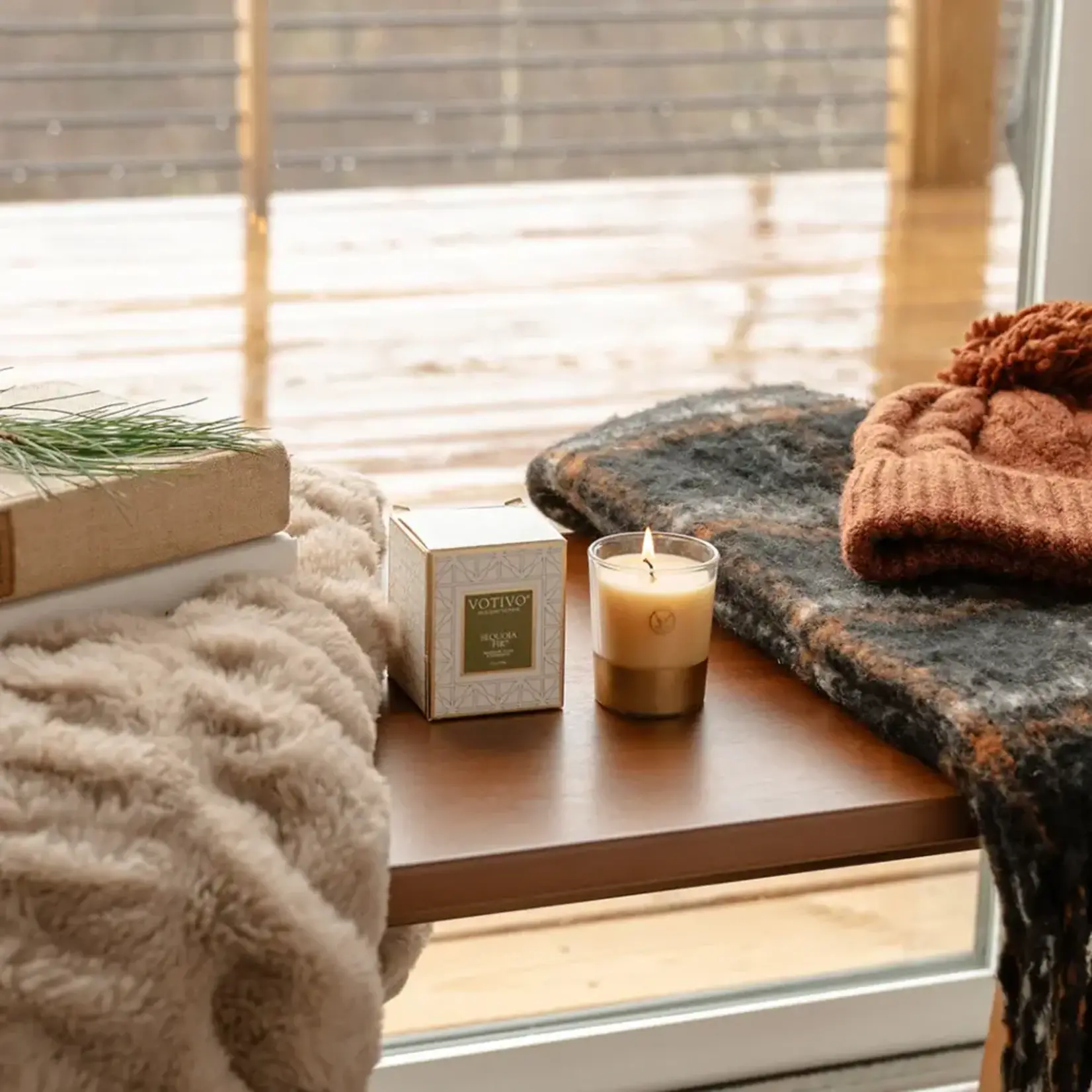 Votivo Holiday Votive Candle - Sequoia Fir