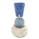 3 Piece Post Earrings - Blue