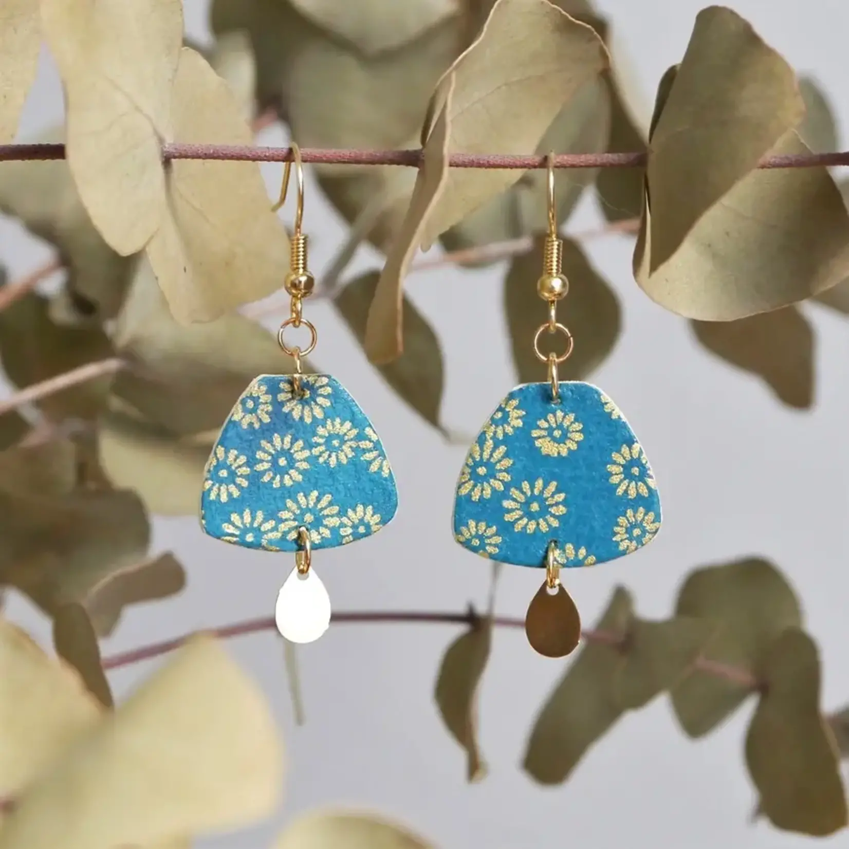 Japanese Paper Earrings - Uteki