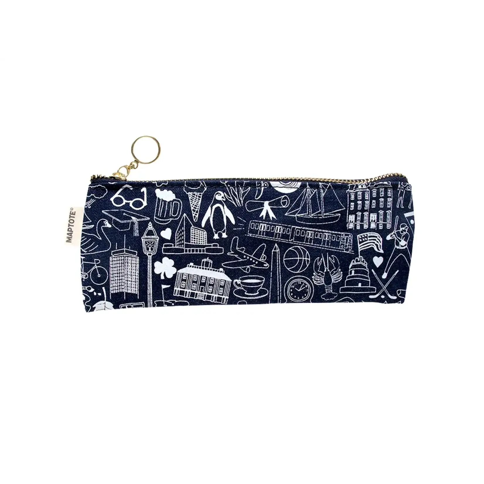 Boston Pencil Pouch - Denim