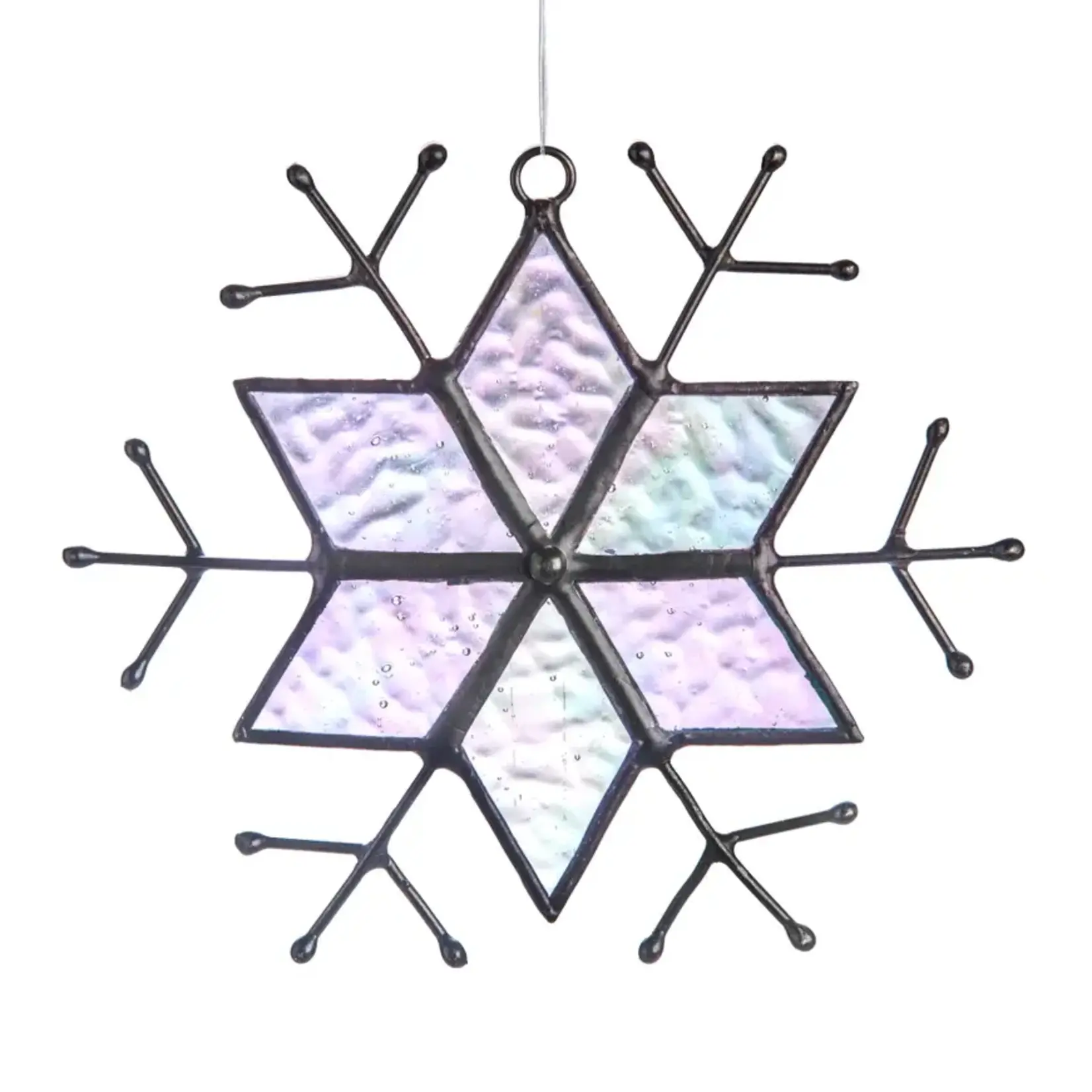 Snowflake Ornament Glass Sun Catcher