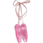 Ballet Slipper Blown Glass Ornament