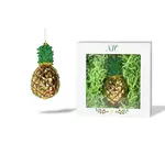 Pineapple Glass Ornament