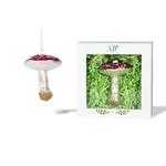 Mushroom Glass Ornament