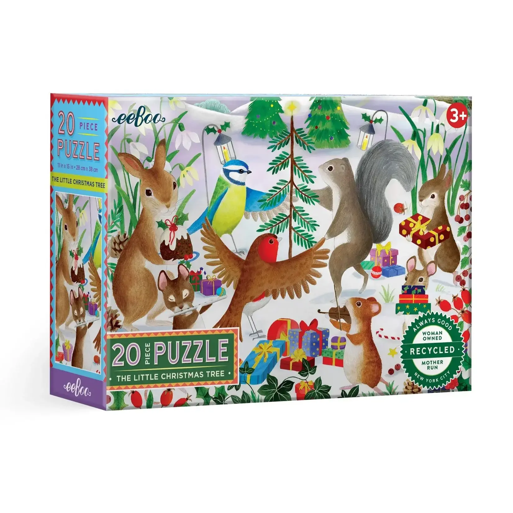 eeboo The Little Christmas Tree 20 Piece Puzzle