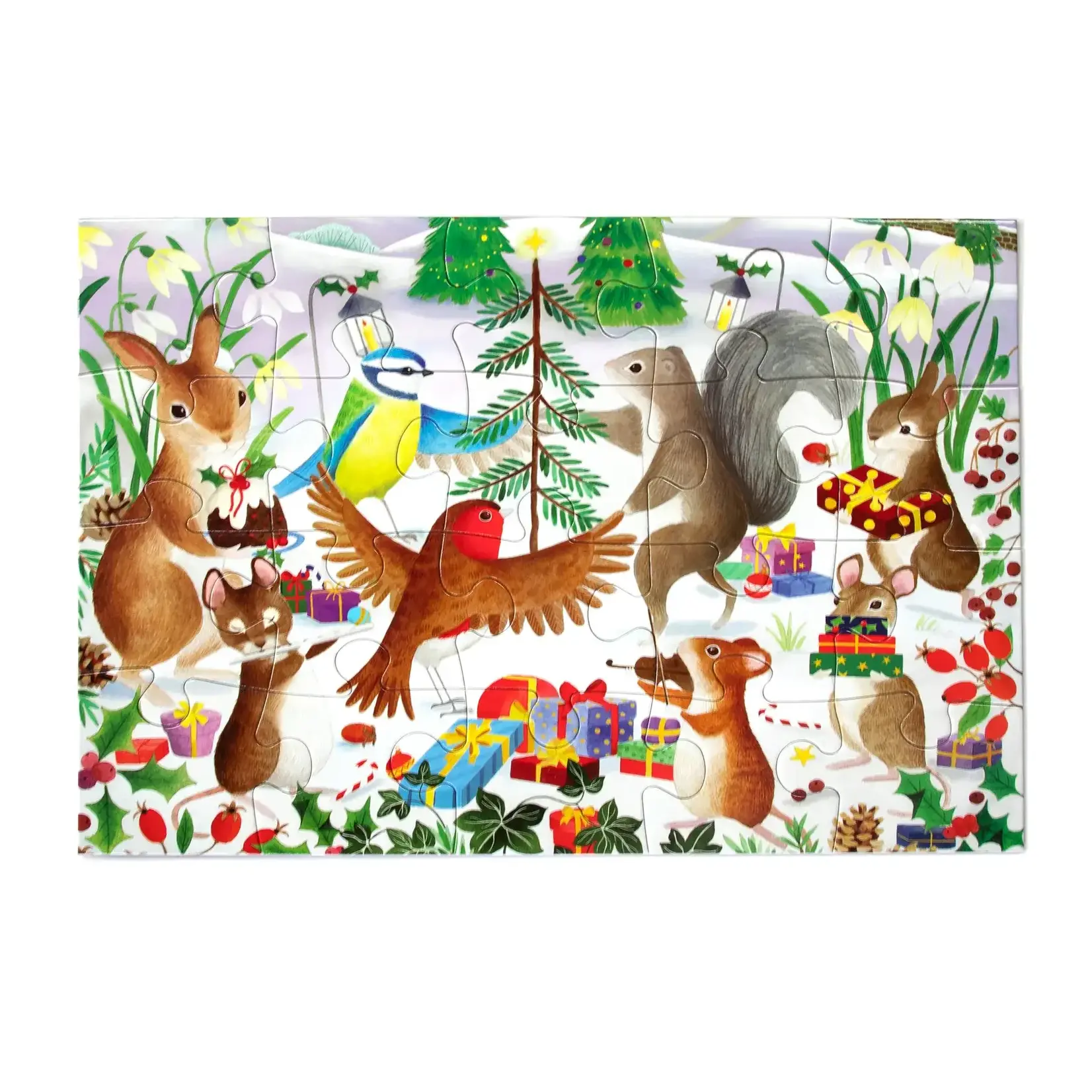 eeboo The Little Christmas Tree 20 Piece Puzzle