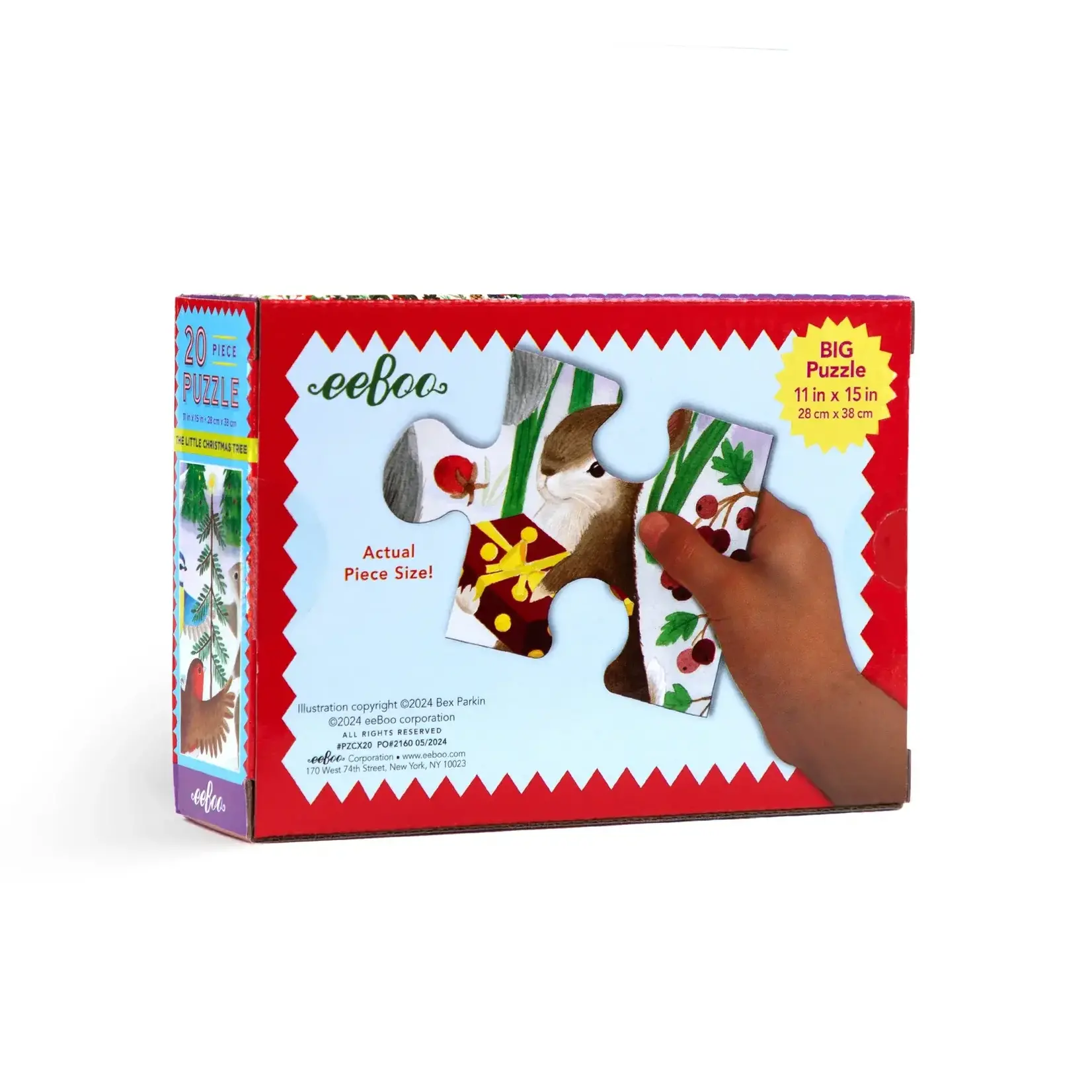 eeboo The Little Christmas Tree 20 Piece Puzzle