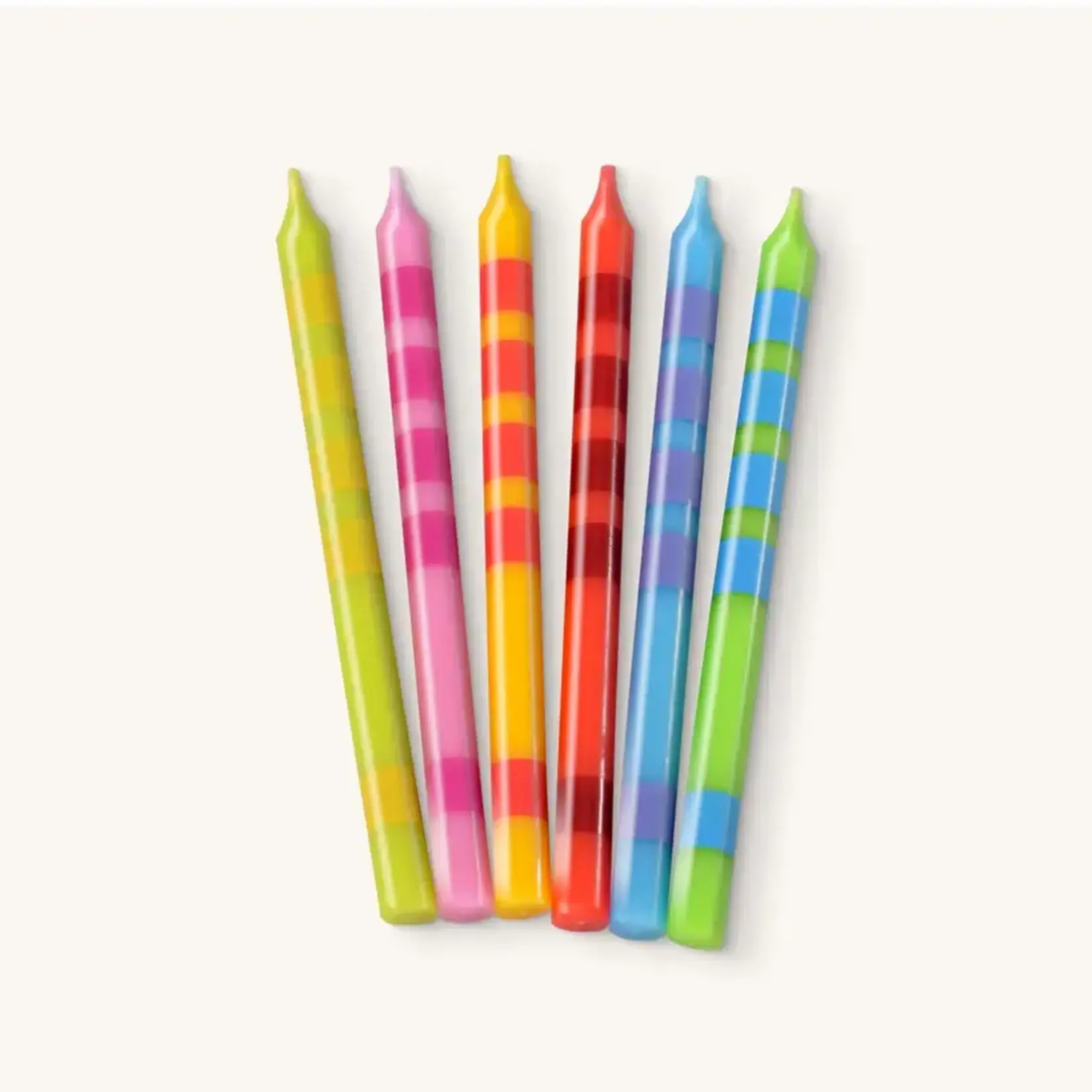 Chanukah Candles - Two Tone Multi Color, Dripless - 45 Pack