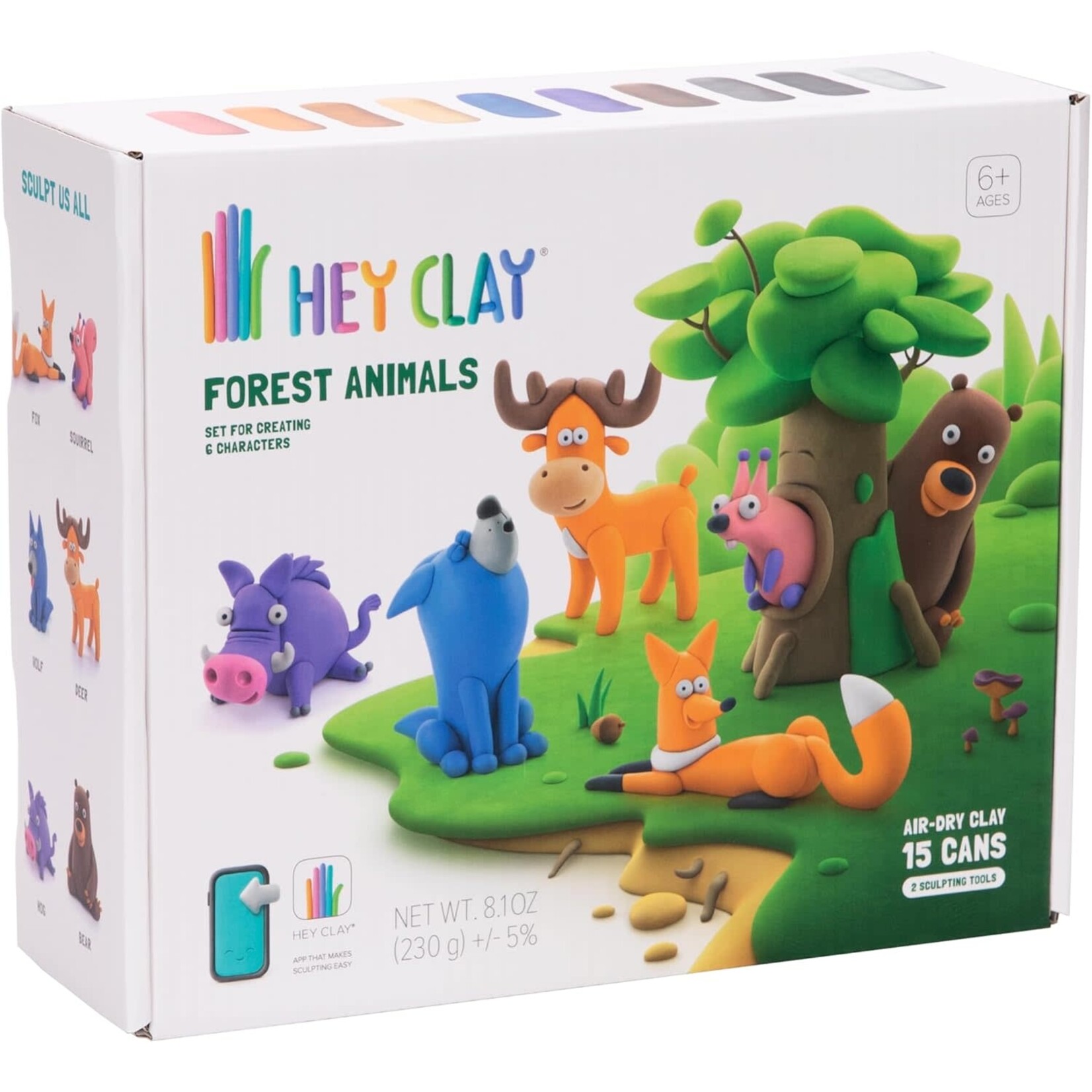 Hey Clay - Forest Animals
