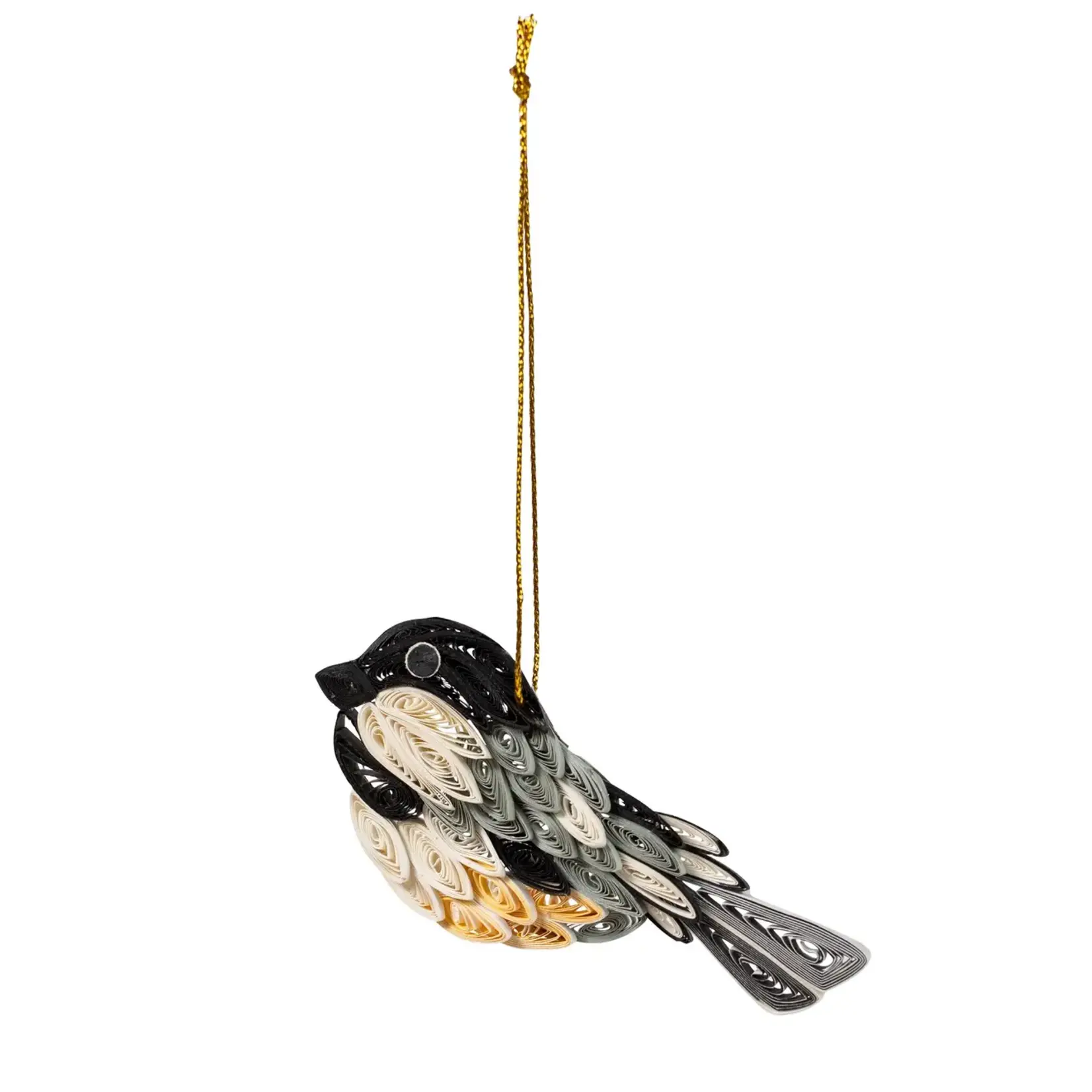 Quill Chickadee Ornament