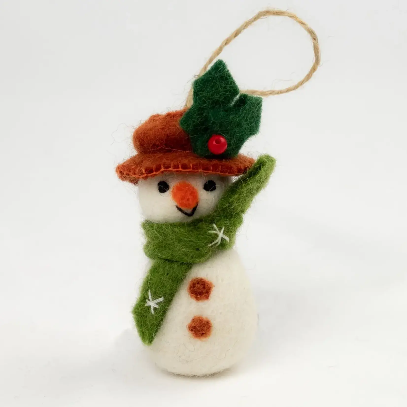 Wool Felt Ornament - Snowmen