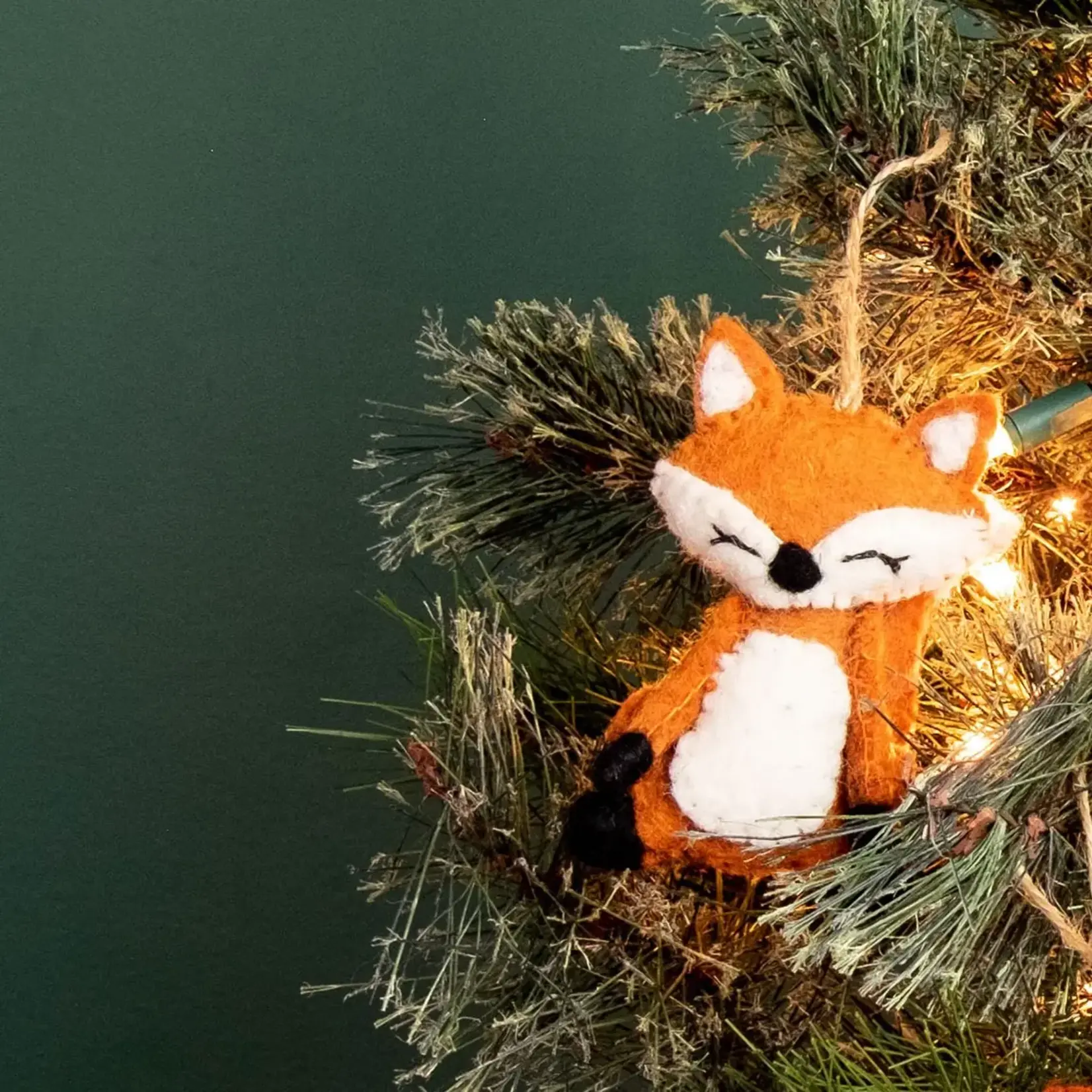 Wool Felt Ornament - Fox