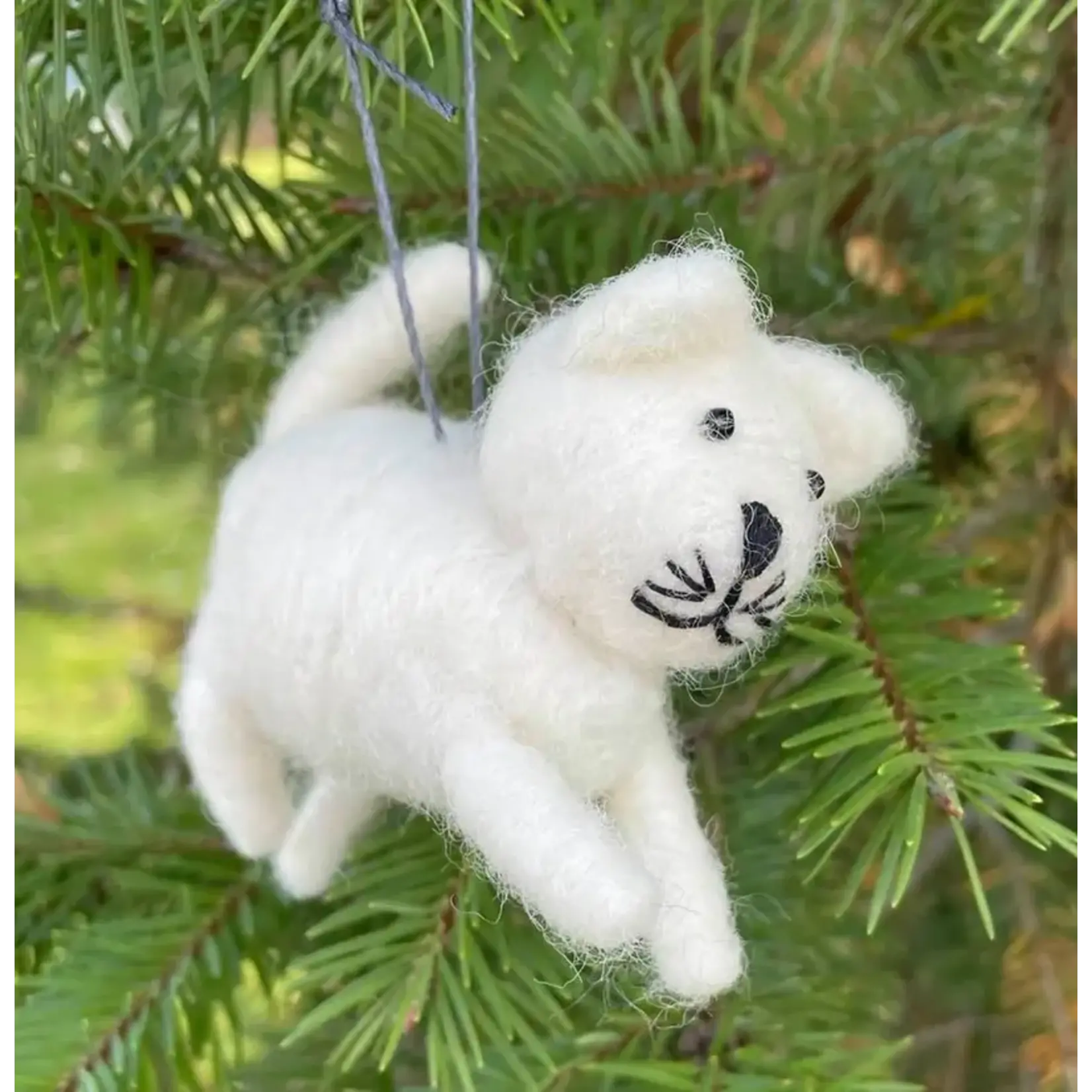 Wool Felt Ornament - Cats (Version 2)